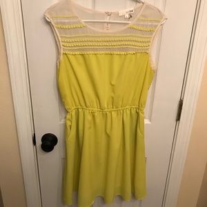 Yellow sun dress